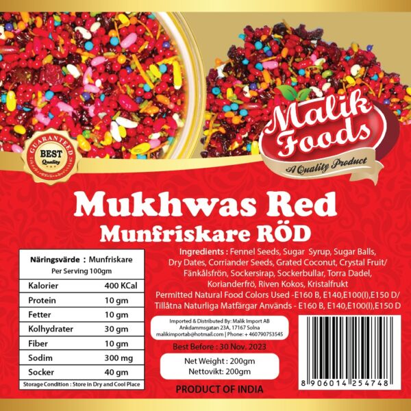 Mukhwas Red