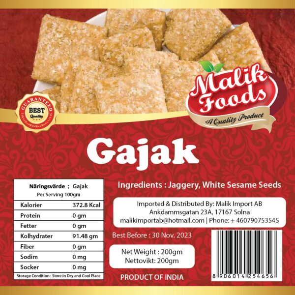 MalikFoods Gajak